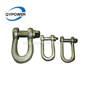 Bolt type anchor shackle